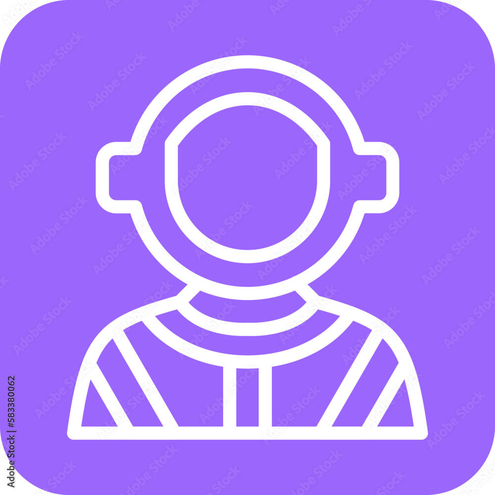 Vector Design Astronaut Icon Style Vector Design Astronaut Icon Style