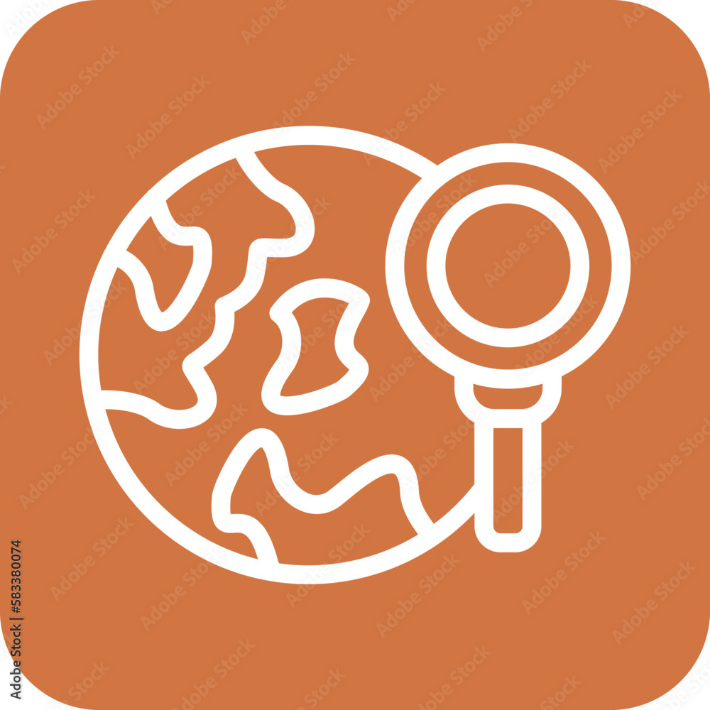 Vector Design Planet Research Icon Style Vector Design Planet Research Icon Style