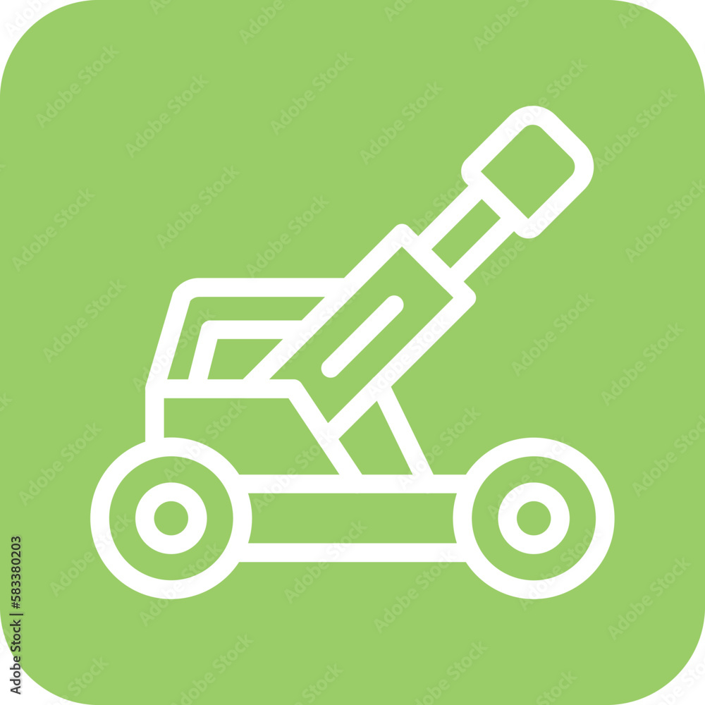 Vector Design Army Artillery Icon Style Vector Design Army Artillery Icon Style
