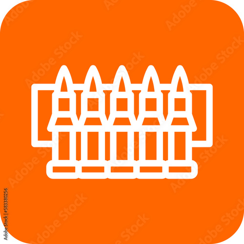 Vector Design Ammunition Icon Style