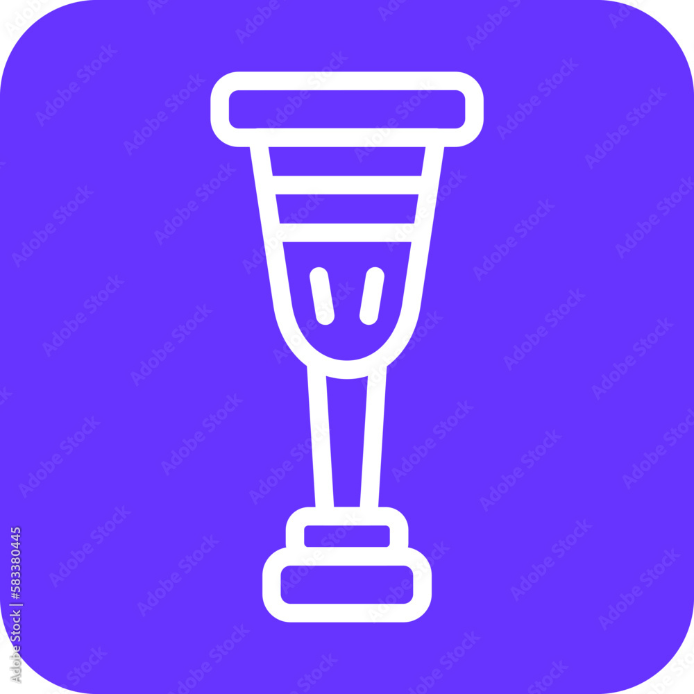 Vector Design Wooden Leg Icon Style Vector Design Wooden Leg Icon Style