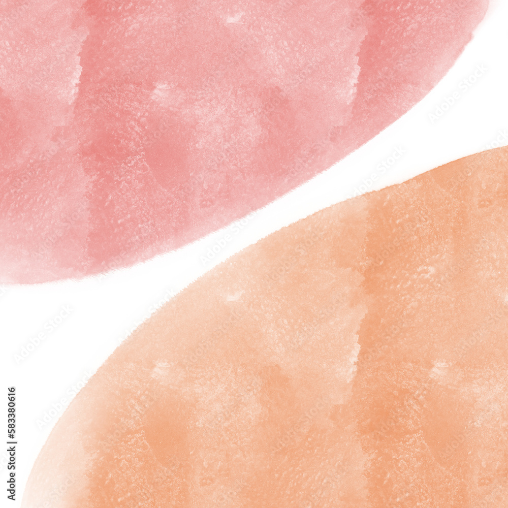Fototapeta premium Orange Dual Tone Abstract Watercolor 