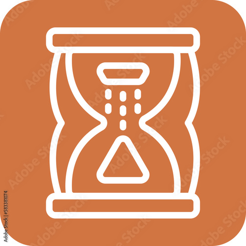 Vector Design Hourglass Icon Style