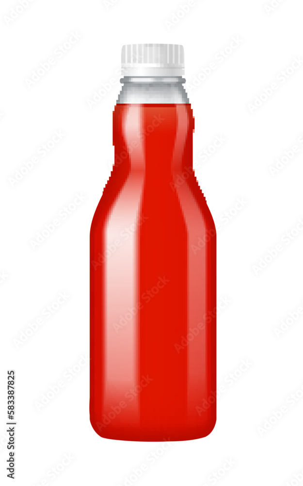 Realistic Juice Bottle Realistic Juice Bottle