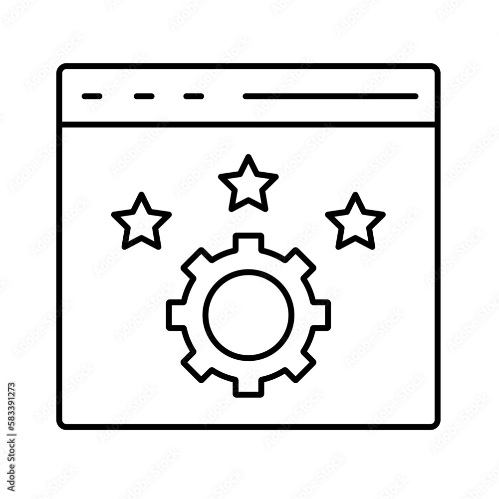 Web rating Vector Icon
Web rating Vector Icon