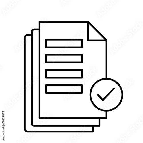 Files accepted Vector Icon

