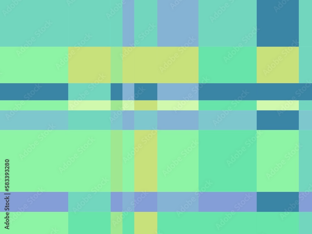 abstract green and blue cross lines background. simple checkered wallpaper
