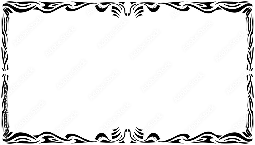 Illustration of a photo frame with a tribal design. Perfect for photo frames, invitation cards, greeting cards, book covers, wallpapers Illustration of a photo frame with a tribal design. Perfect for photo frames, invitation cards, greeting cards, book covers, wallpapers