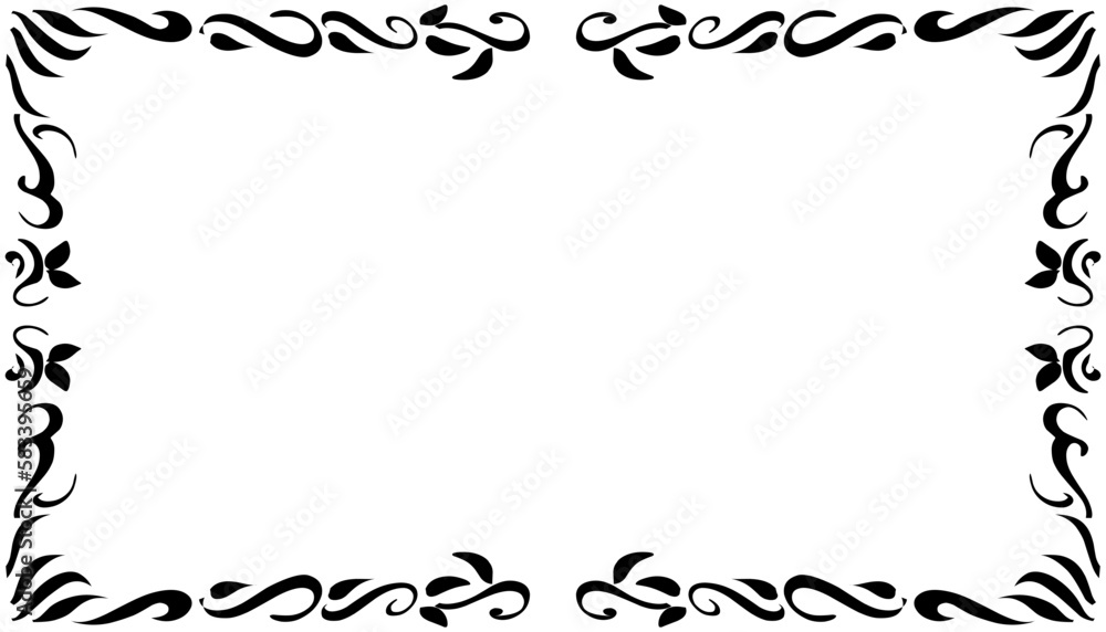 Illustration of a photo frame with a tribal design. Perfect for photo frames, invitation cards, greeting cards, book covers, wallpapers Illustration of a photo frame with a tribal design. Perfect for photo frames, invitation cards, greeting cards, book covers, wallpapers