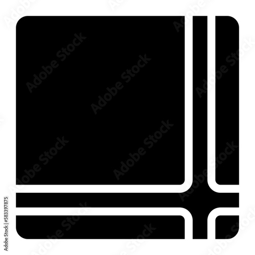 handkerchief glyph icon