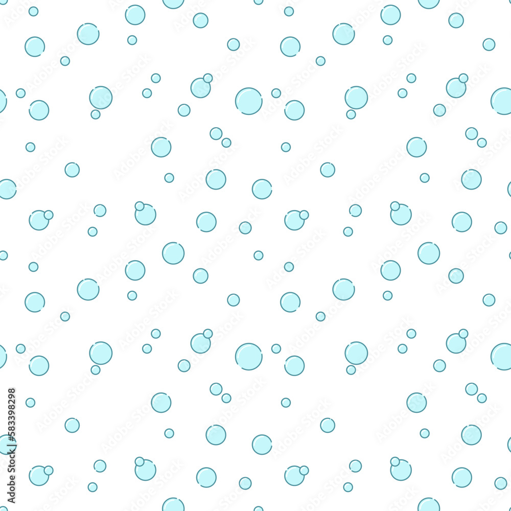 Fizzy bubbles fresh seamless pattern, Background repeating Fizzy bubbles fresh seamless pattern, Background repeating