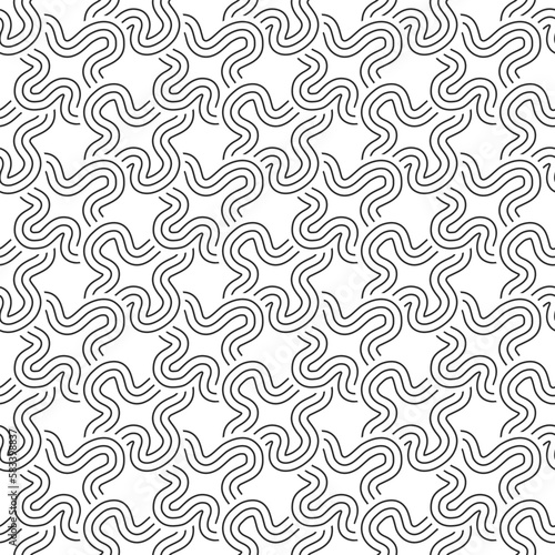 Abstract minimalistic line seamless pattern, Background repeating
