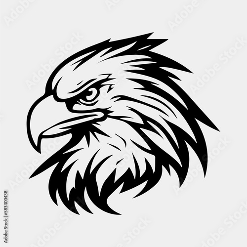 eagle head vector illustration, can be used for mascot, logo, apparel and more