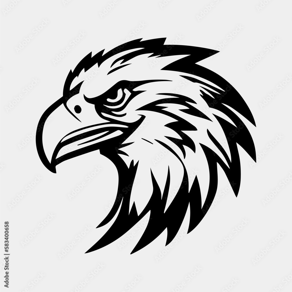 eagle head vector illustration, can be used for mascot, logo, apparel and more eagle head vector illustration, can be used for mascot, logo, apparel and more