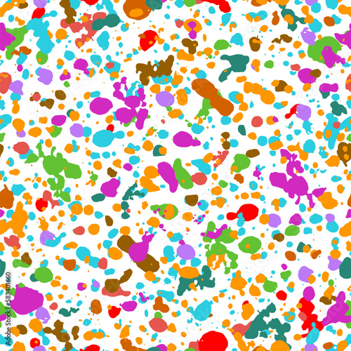 Abstract seamless background from dots. Vector illustration