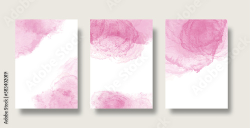 Abstract watercolor marble background vector. Luxury invitation card. Invite design for wedding and vip cover