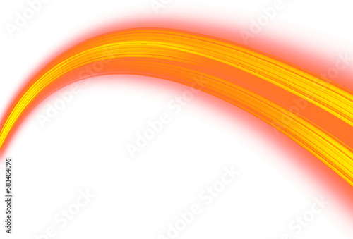 Dynamic orange light flow