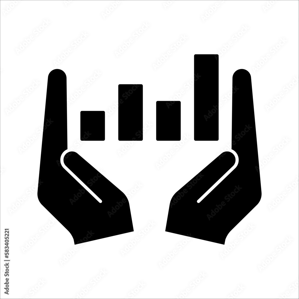 investment icon. Business and finance investment symbol template for graphic and web design collection vector illustration, on white background, eps 10. investment icon. Business and finance investment symbol template for graphic and web design collection vector illustration, on white background, eps 10.
