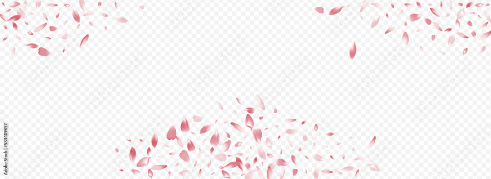 Purple Floral Vector Panoramic Transparent Purple Floral Vector Panoramic Transparent