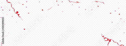 Yellow Streamer Abstract Vector Panoramic