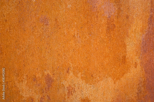 Detail of modern architecture corten building.