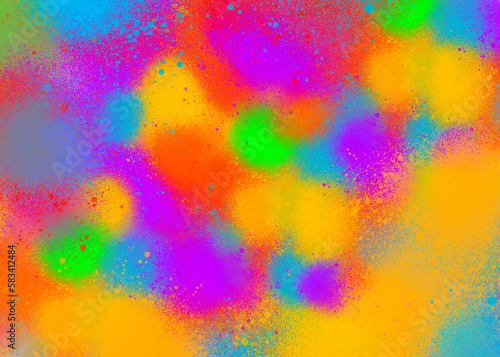 Colorful powder explosion background