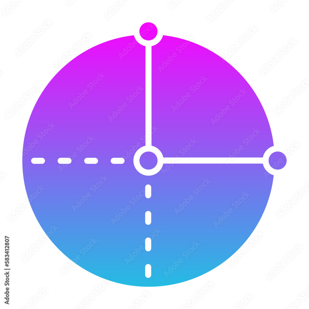 Circle Glyph Gradient Icon Circle Glyph Gradient Icon