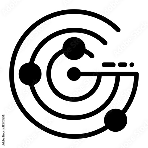 Icon Radar can be used for web app, infographic etc