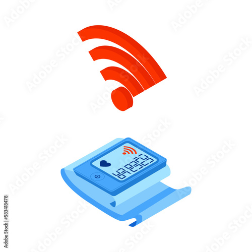 Tonometer Isometric Icon