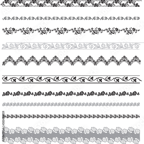 girls drawings pattern illustration girls vector trims hearts flowers zips trim lace brushes fills pattern march clothing clothes strokes embllishment brush texture