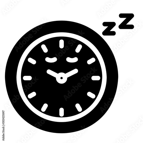 rest time glyph icon