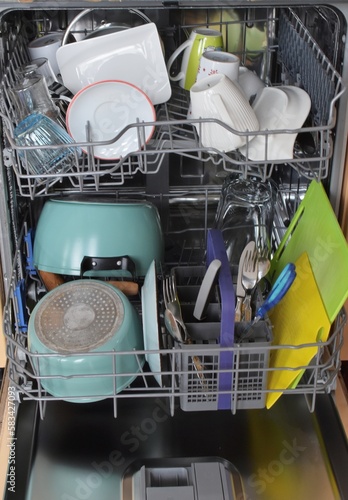dishes are in the dishwasher