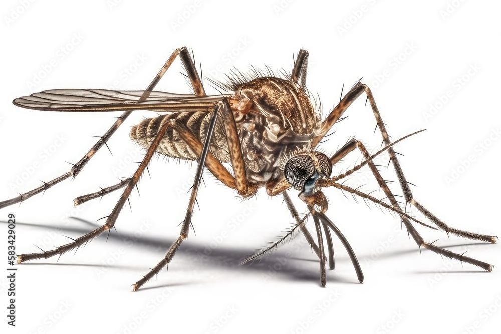 mosquito isolated on white background mosquito isolated on white background