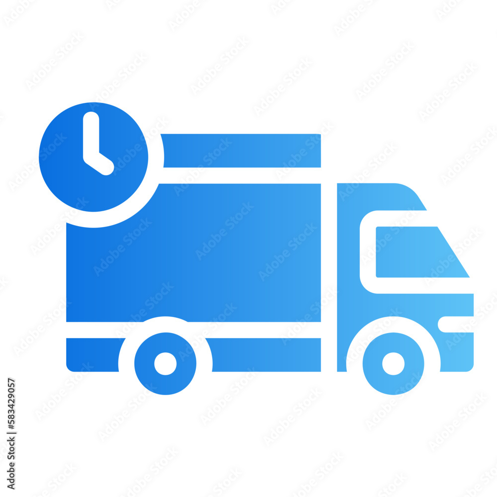 delivery gradient icon delivery gradient icon