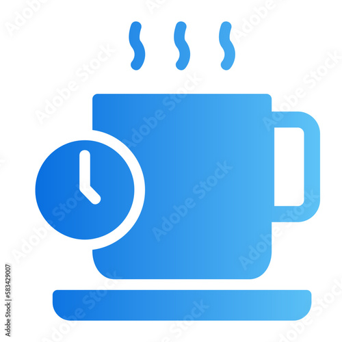 coffe break gradient icon