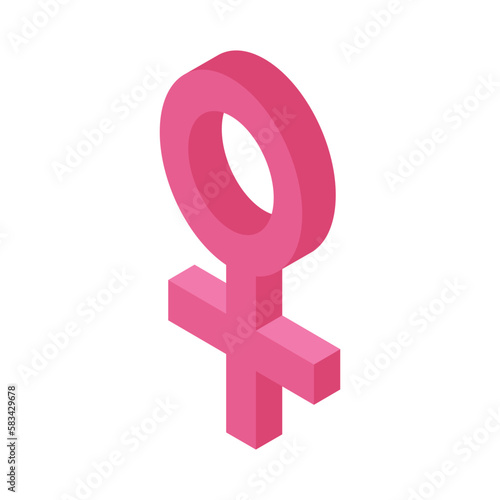 Isometric Feminism Icon