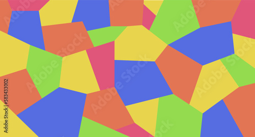Abstract mosaic background with polygonal multicolored figures. Backdrop for postcards and banners, for advertising and business, posters, websites and covers, vector illustration for graphic design