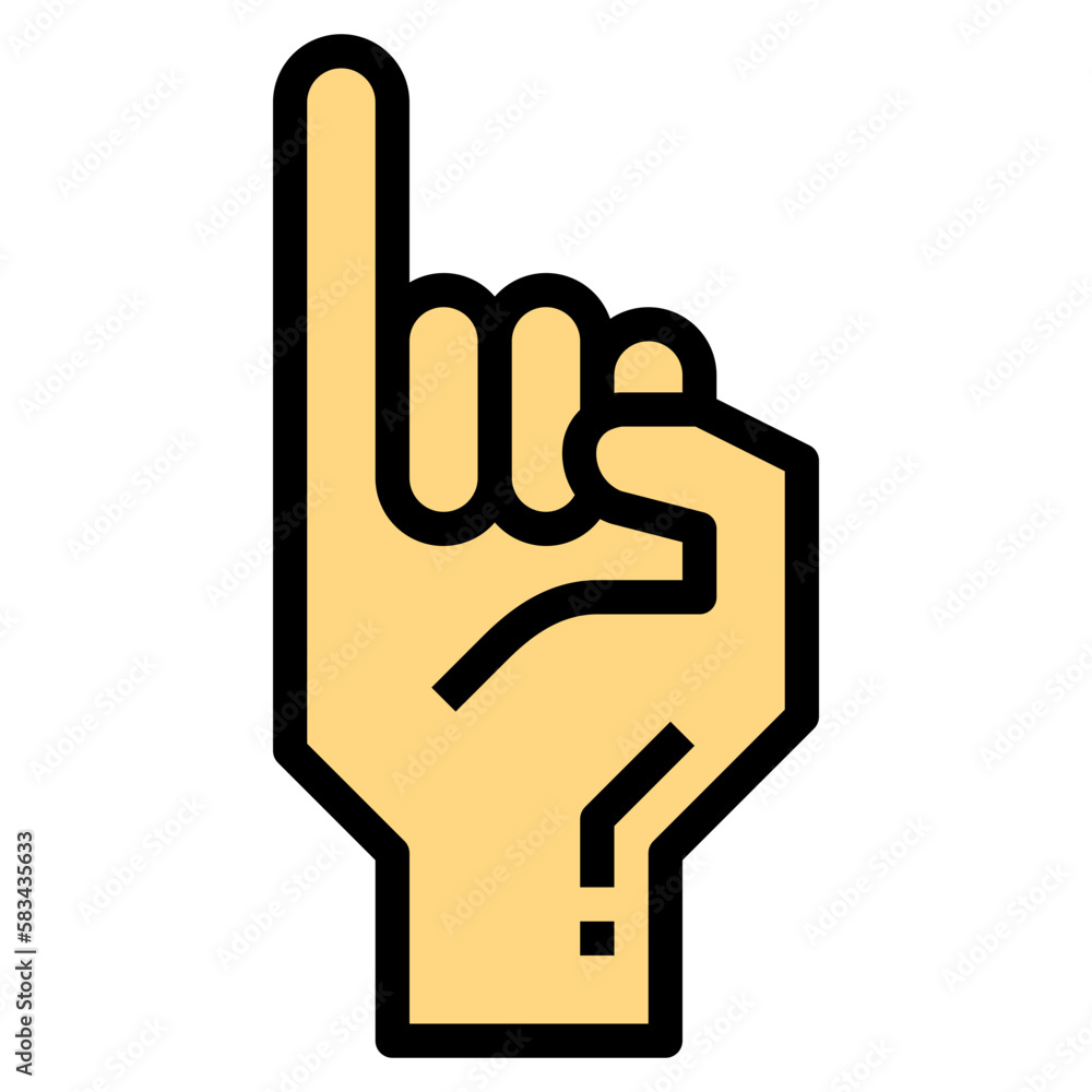 hand filled outline icon style hand filled outline icon style