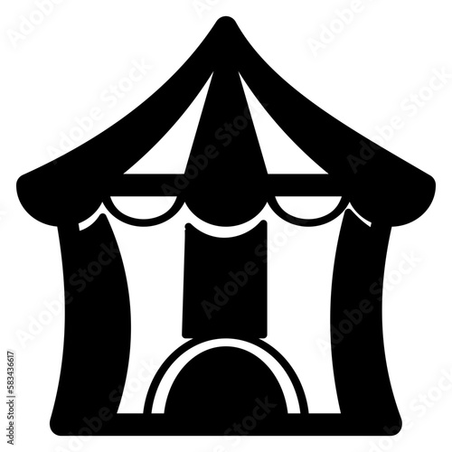 circus tent icon