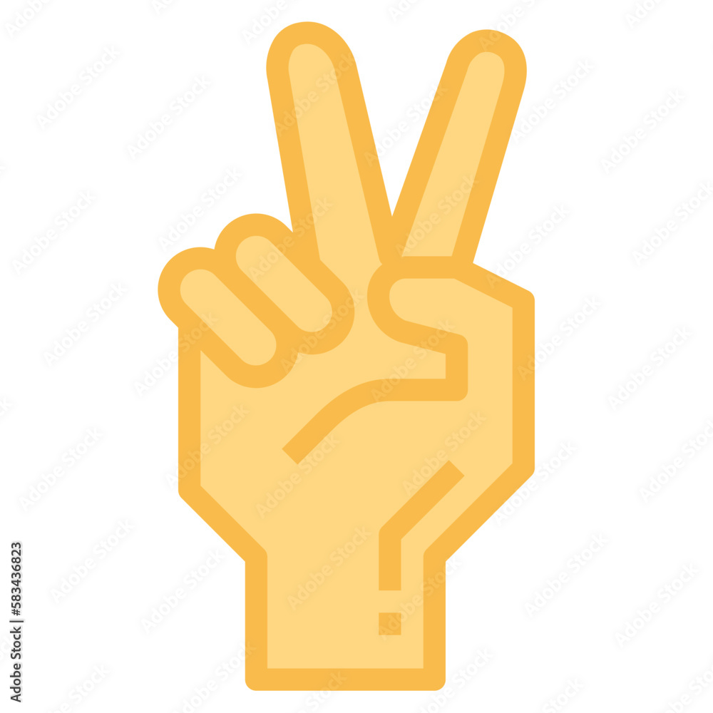hand flat icon style hand flat icon style