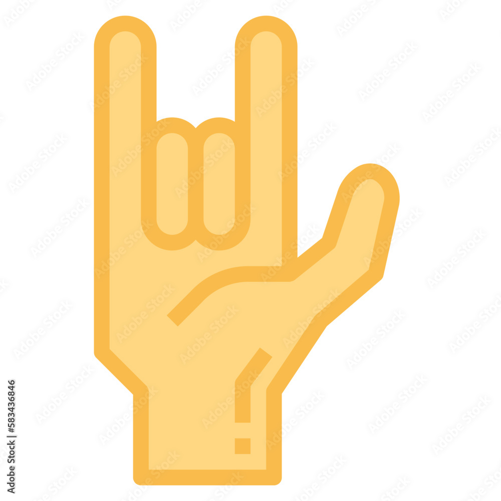 hand flat icon style hand flat icon style