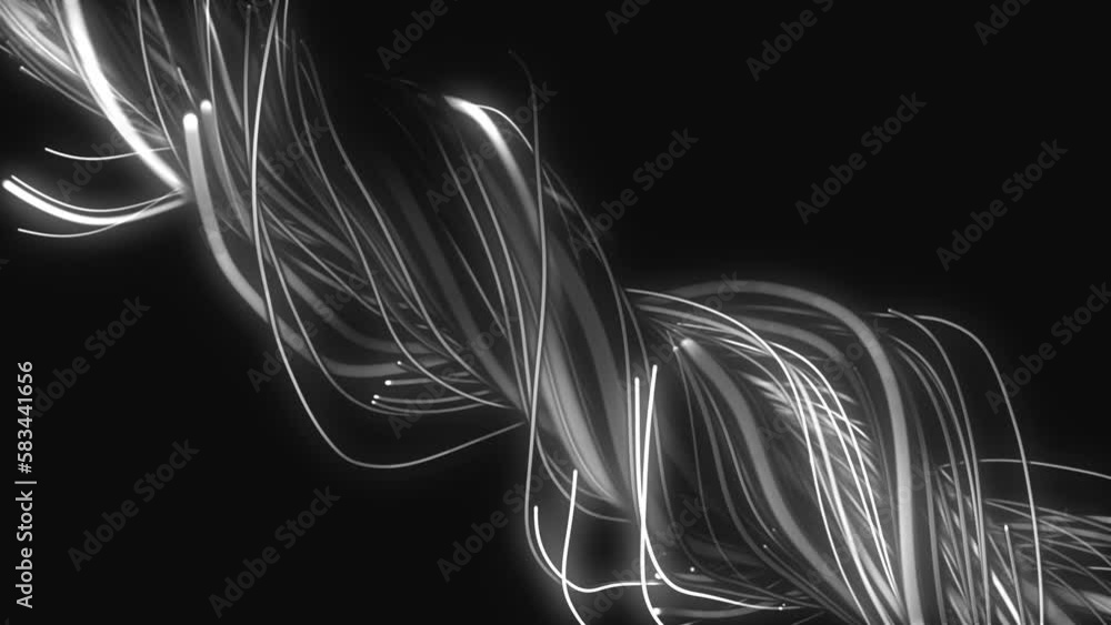 Halftone animated background, computer screensaver. Pattern of randomly ...