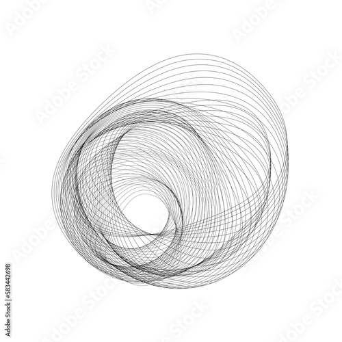 monochrome abstract geometric illustration vector