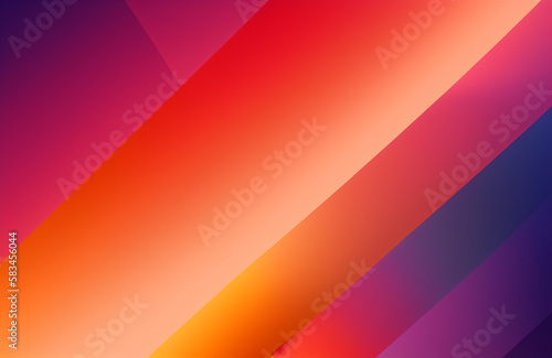 Colorful gradient abstract background illustration created with Generative AI technology
