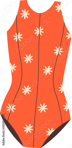 One-Piece Swimsuit Clothes for swimming