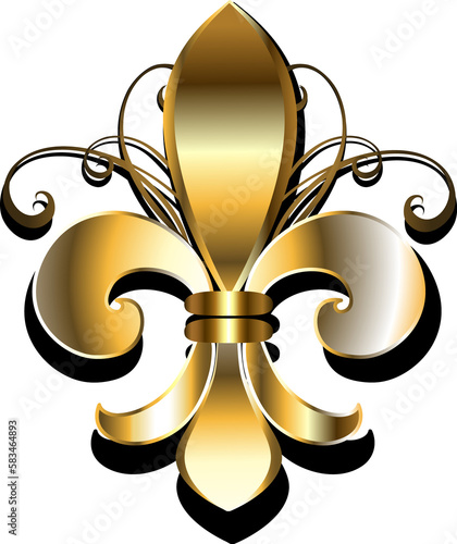 Golden Fleur de Lis