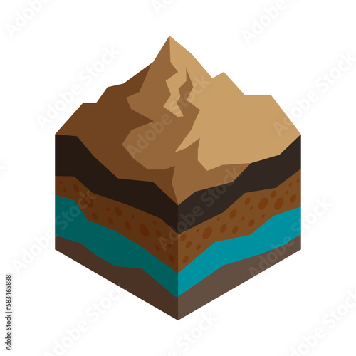 Soil Layers Icon