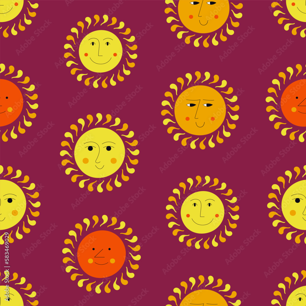 Smiling sun, abstract personage, mascot design, funny face, cute icon. Smiling sun, abstract personage, mascot design, funny face, cute icon.