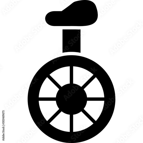 Unicycle Pixel Perfect Detail Icon
