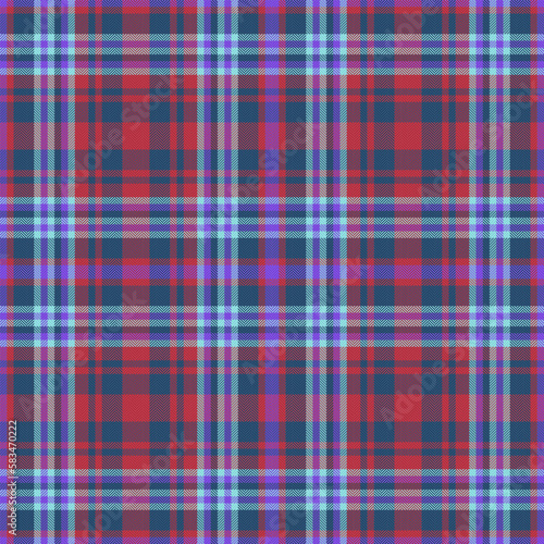 Pattern check plaid. Textile background texture. Tartan vector fabric seamless.